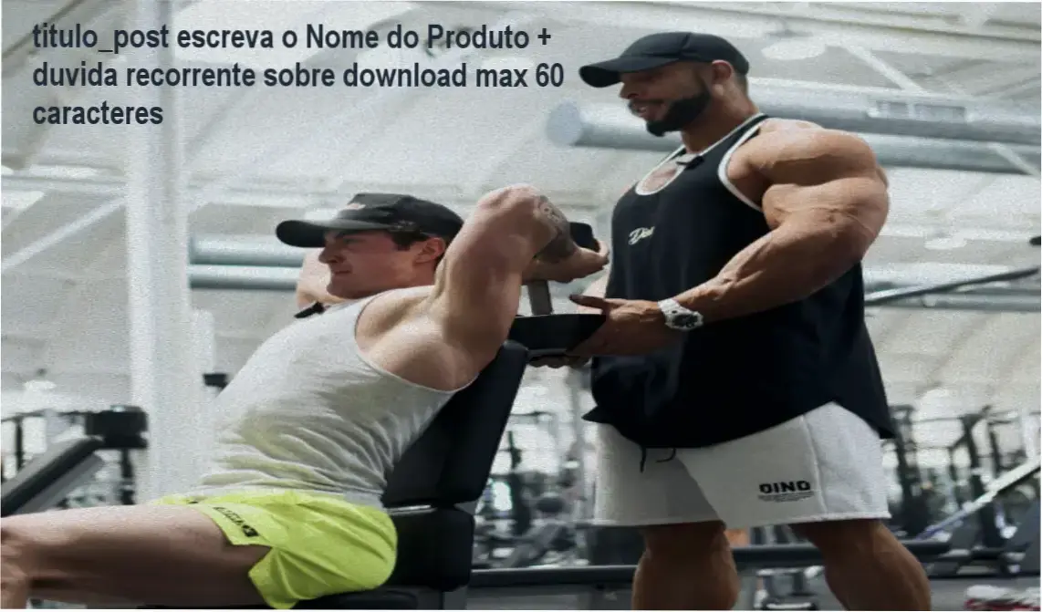 Tela do Dino App mostrando exercícios de musculação profissional