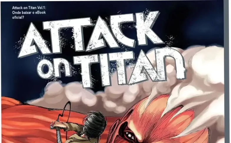 Capa do eBook Kindle Attack on Titan Vol.1 em inglês