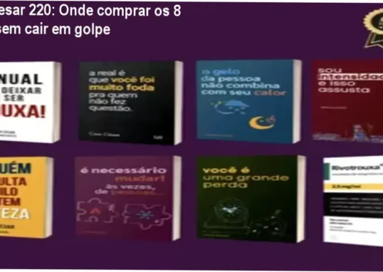 Capa estilizada da coleção digital de 8 livros do autor Caio Cesar 220 sobre relacionamentos