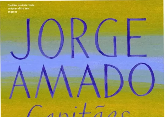 Capa da edição de bolso de Capitães da Areia, obra de Jorge Amado