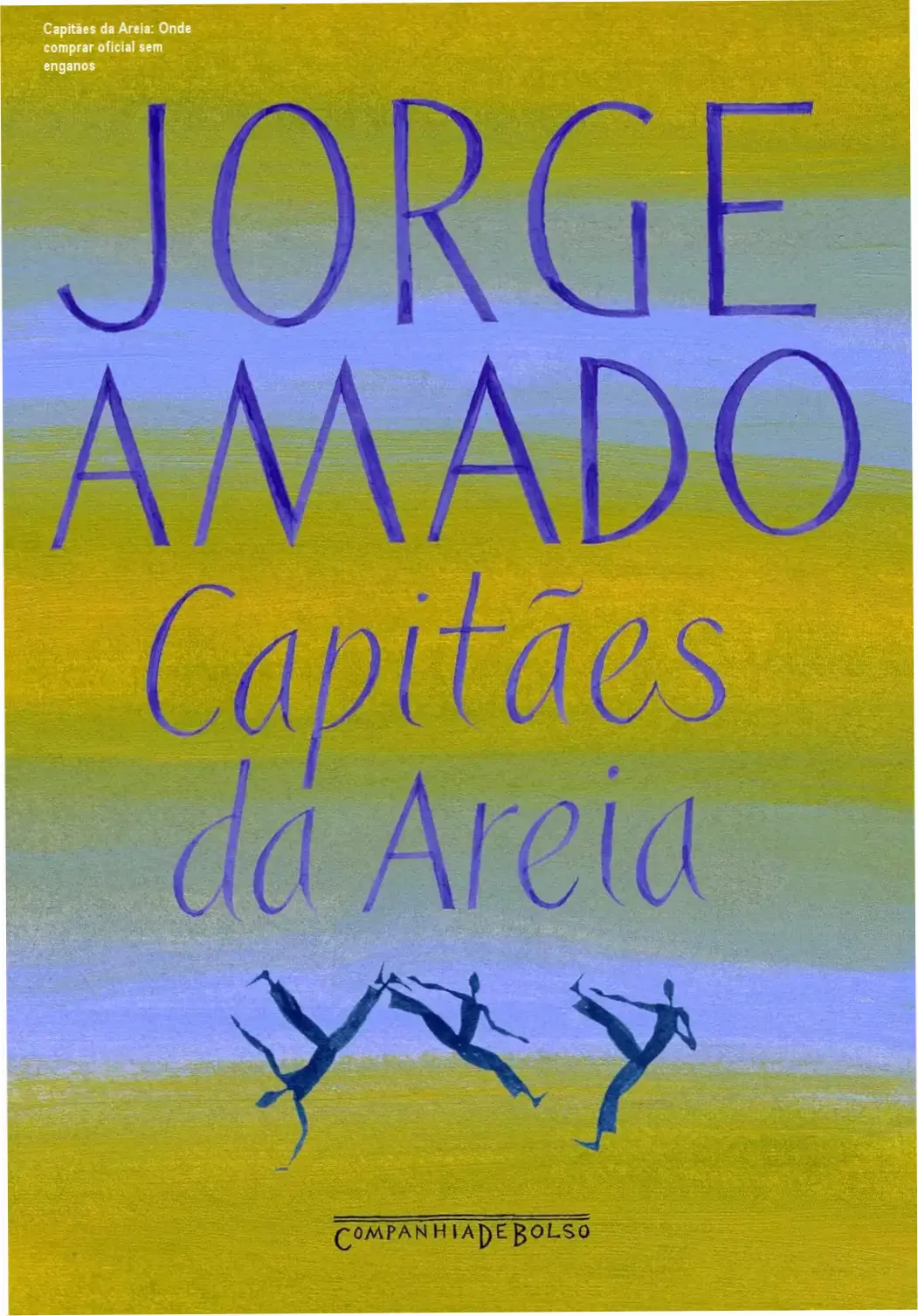 Capa da edição de bolso de Capitães da Areia, obra de Jorge Amado
