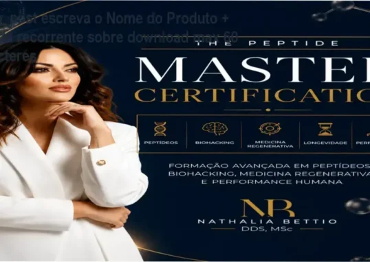 Curso online THE PEPTIDE MASTER CERTIFICATION com certificados nacionais e internacionais.
