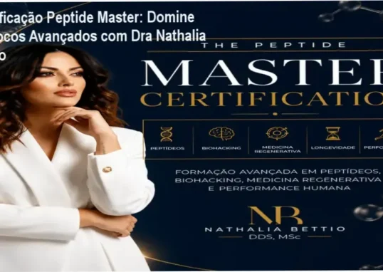 Especialista em peptídeos explica técnicas clínicas avançadas para profissionais da saúde.