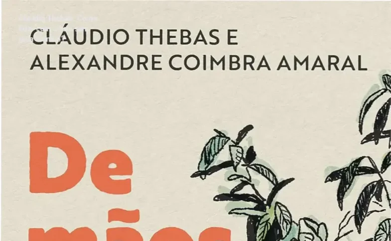 Capa do livro De mãos dadas de Claudio Thebas e Alexandre Coimbra Amaral sobre luto
