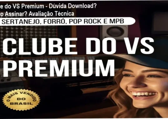 Plataforma do Clube do VS Premium com biblioteca de 30.000 arquivos de áudio em Reaper