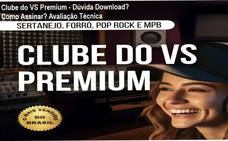 Plataforma do Clube do VS Premium com biblioteca de 30.000 arquivos de áudio em Reaper