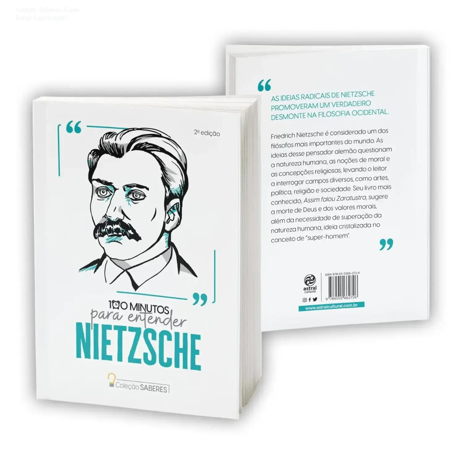 Capa da Coleção Saberes mostrando clássicos da filosofia e psicologia pronta para download legal