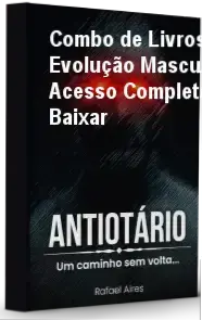 Capa do Combo de Livros de Evolução Masculina com destaque para títulos sobre desenvolvimento pessoal e relacionamentos