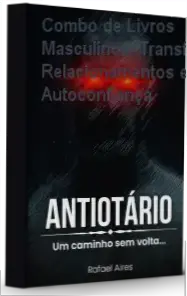 Capa digital do combo de livros com destaque para título e autor Rafael Aires, simbolizando desenvolvimento pessoal masculino.