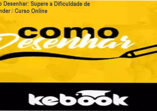 Imagem promocional do curso Como Desenhar mostrando apoio ao aprendizado sem vícios
