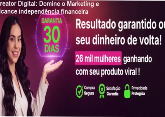 Banner do curso Creator Digital de Suelen Mello mostrando promoção e onde adquirir