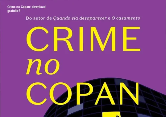 Capa do eBook Crime no Copan, autor Victor Bonini, em formato digital com paisagem urbana