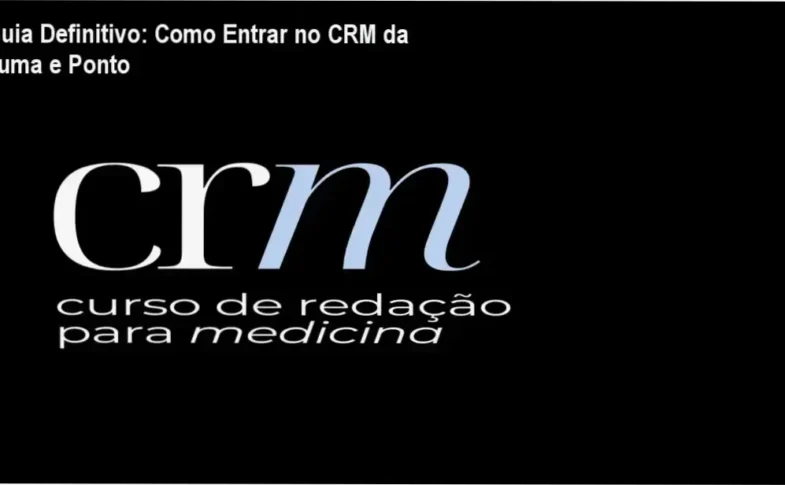 CRM Redação para Medicina da Luma e Ponto – login e acesso à área de membros