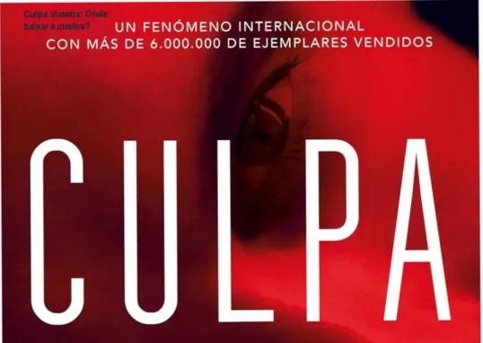 Capa do eBook Culpa Vuestra em espanhol, mostrando título e autor