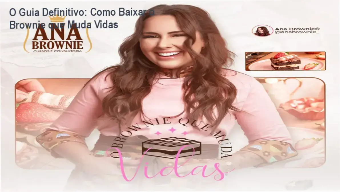 Curso de produção de brownies gourmet com foco em vendas e gestão