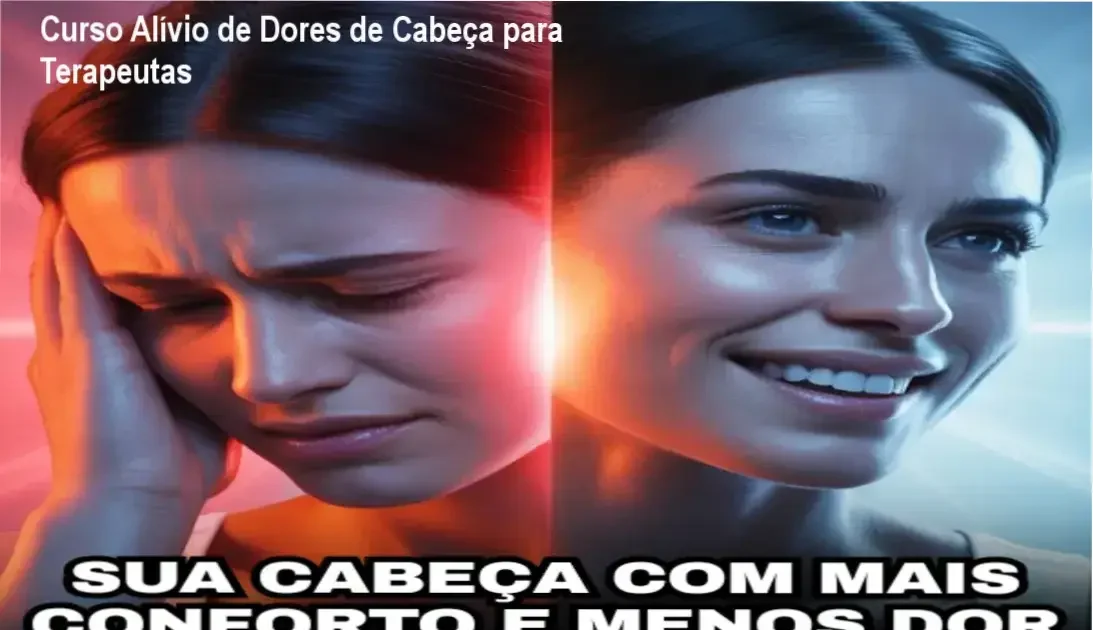 Therapeuta aplicando técnicas de alívio corporal para dores de cabeça