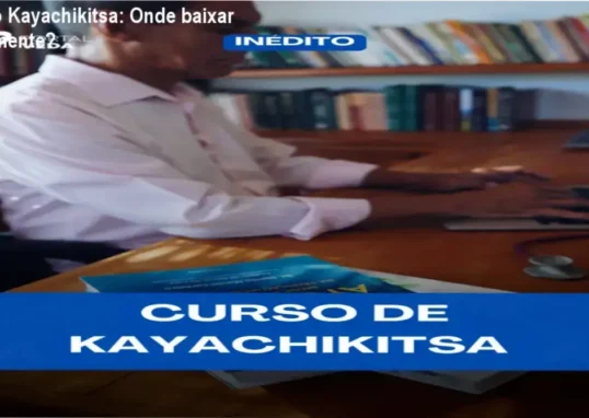 Imagem ilustrando a página de download oficial do Curso Kayachikitsa