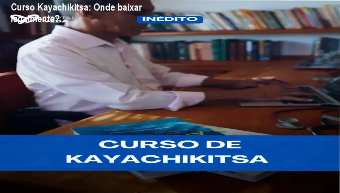 Imagem ilustrando a página de download oficial do Curso Kayachikitsa