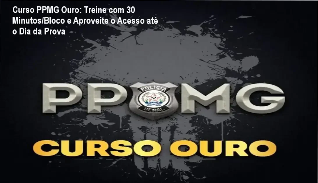 Plano de estudos organizado com módulos de direito penal e dicas de redação para concurso PPMG