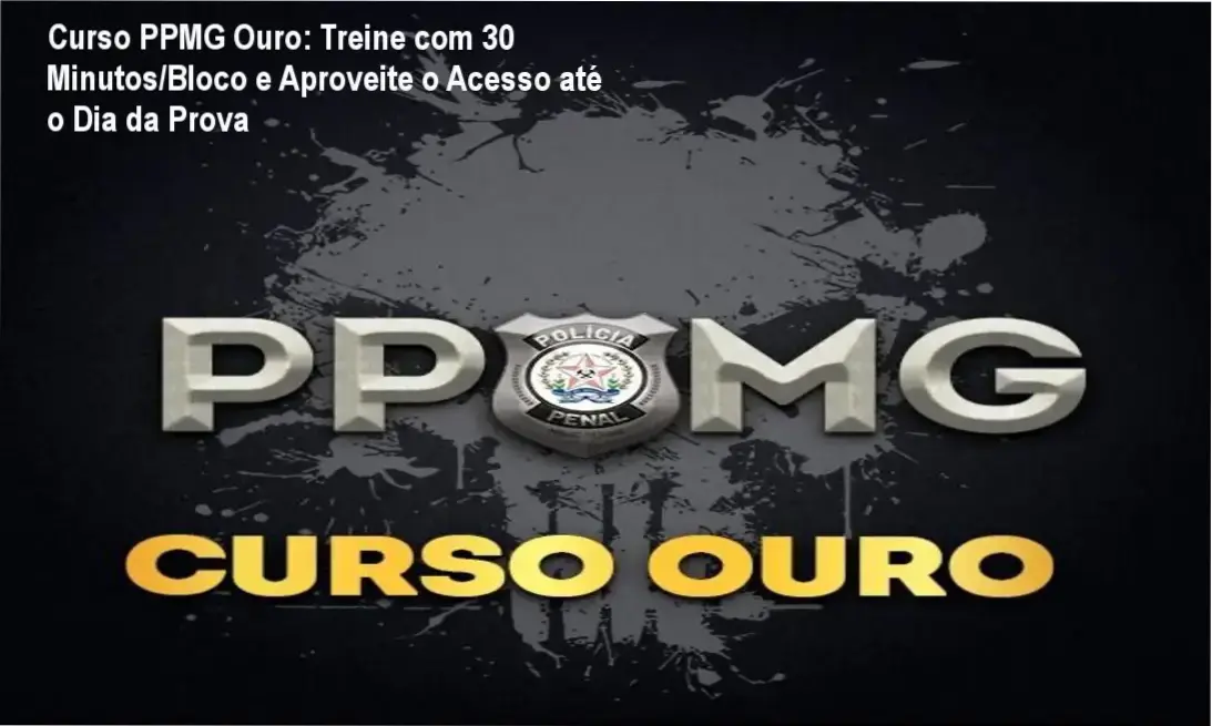 Plano de estudos organizado com módulos de direito penal e dicas de redação para concurso PPMG
