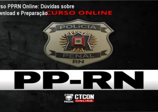 Frete de paisagem mostrar o curso de Polícia Penal do RN