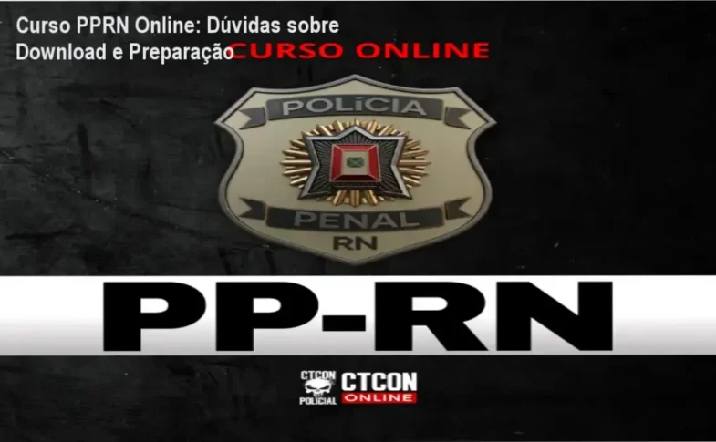 Frete de paisagem mostrar o curso de Polícia Penal do RN