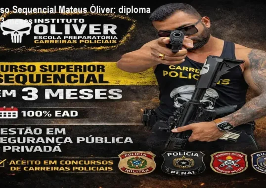 Curso Sequencial de Segurança Pública Mateus Óliver para candidatos a concursos policiais