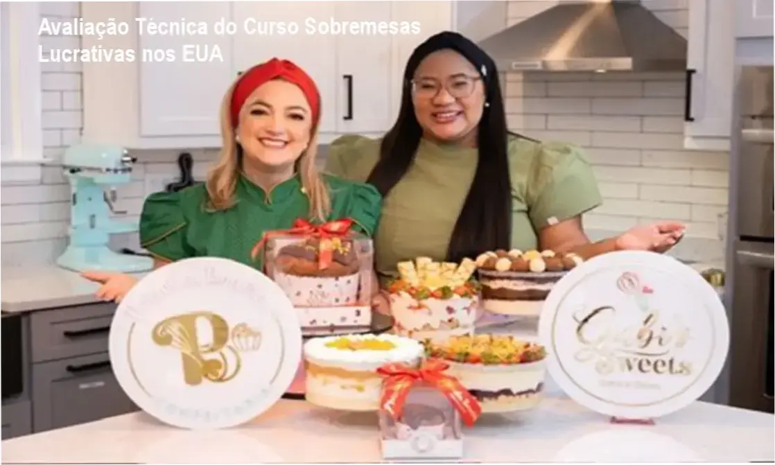 Curso de Sobremesas Lucrativas nos EUA – custo‑benefício e credibilidade da Gabi's Sweets