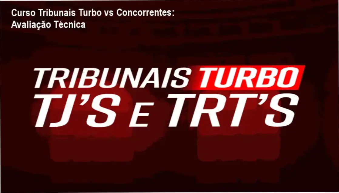 Curso Tribunais Turbo Instituto INAPI comparação com concorrentes e alternativas