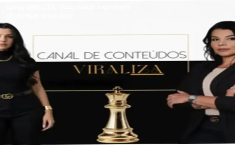 Captura de tela mostrando a página oficial de download do Curso VIRALIZA com destaque para o botão de acesso