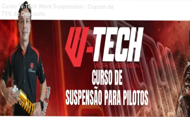 Curso W-Tech Work Suspension de Alex Crepaldi – oferta com cupom de desconto