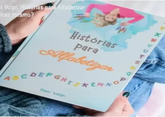 Capa do ebook Histórias para Alfabetizar de Dani Volpi, focada em ensino de leitura por meio de histórias lúdicas