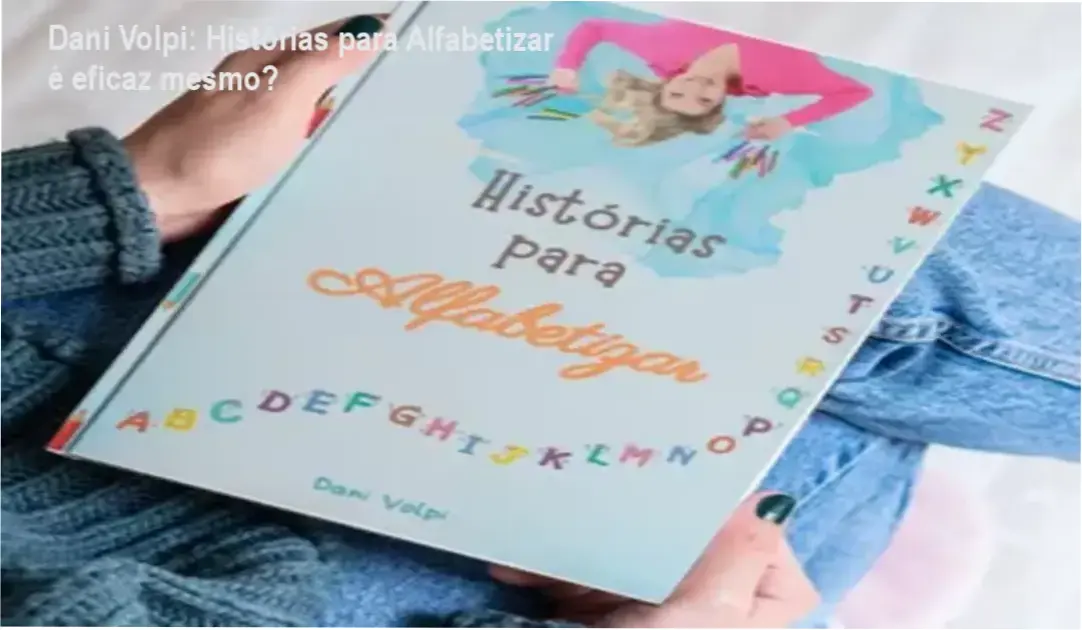 Capa do ebook Histórias para Alfabetizar de Dani Volpi, focada em ensino de leitura por meio de histórias lúdicas