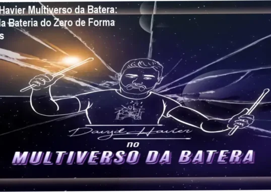 Davyd Havier ensinando técnica de bateria com exemplos práticos