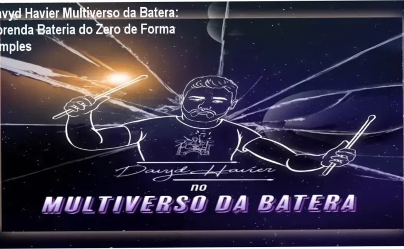 Davyd Havier ensinando técnica de bateria com exemplos práticos
