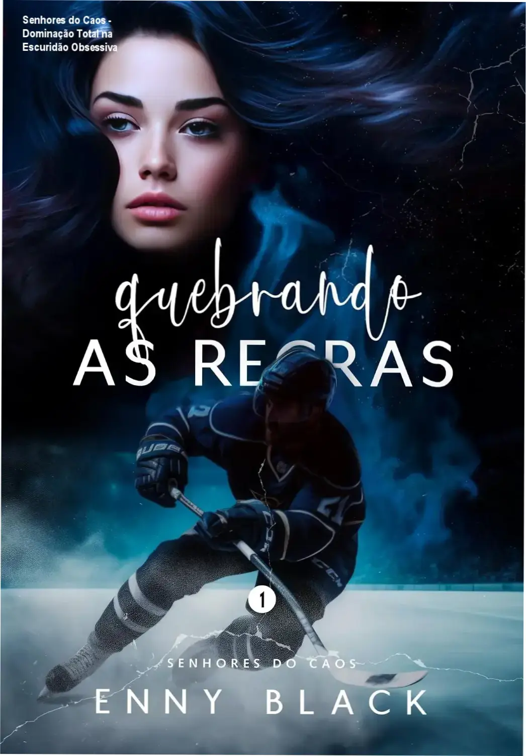 Capa do eBook Senhores do Caos com destaque para a sensualidade em destaque