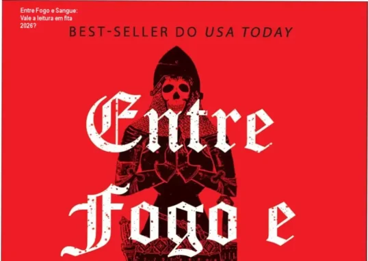 Capa do livro Entre Fogo e Sangue de Christopher Buehlman, edição brasileira 2026 na Morro Branco