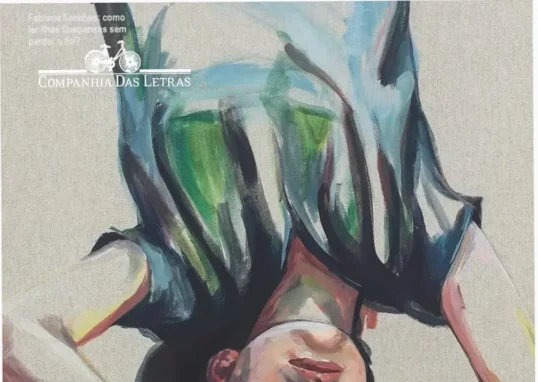 Capa do livro Ilhas Suspensas de Fabiane Secches em fundo neutro