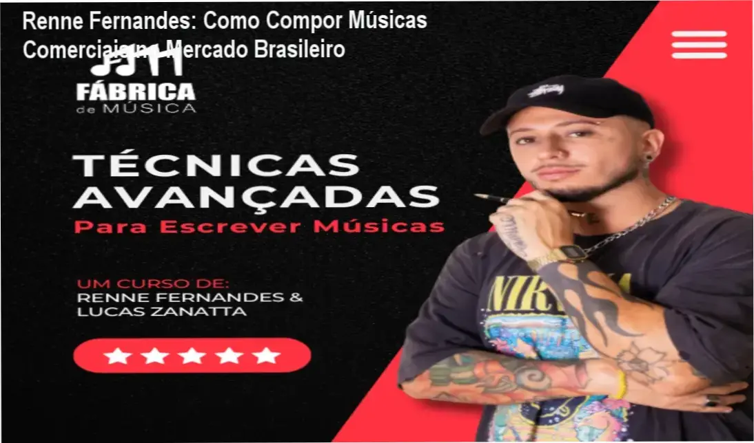 Imagem com destaque para o título do curso e o autor, simbolizando a essência da metodologia de composição profissional.