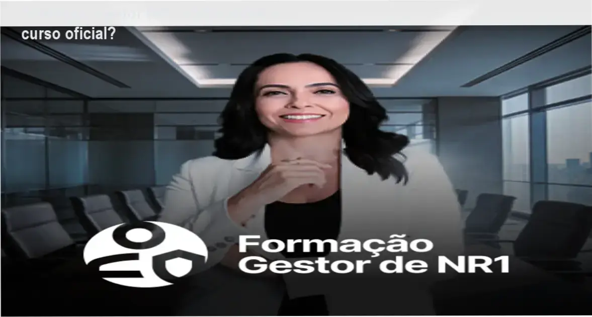 Captura da página oficial da Formação Gestor de NR1 mostrando opções de acesso ao curso