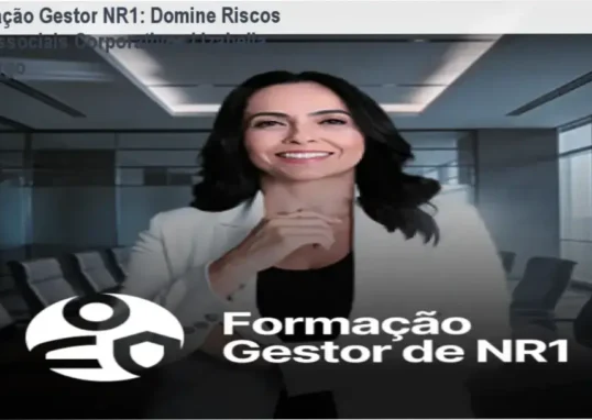 Formação prática para gestores de riscos psicossociais corporativos.