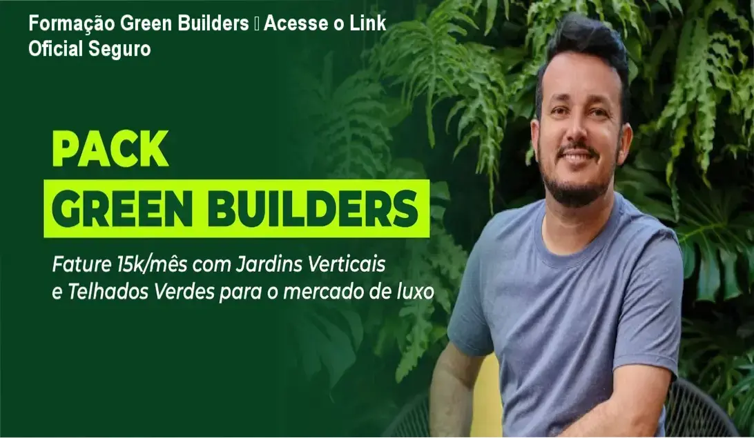 Formação Green Builders Vertus Treinamentos link correto e acesso oficial