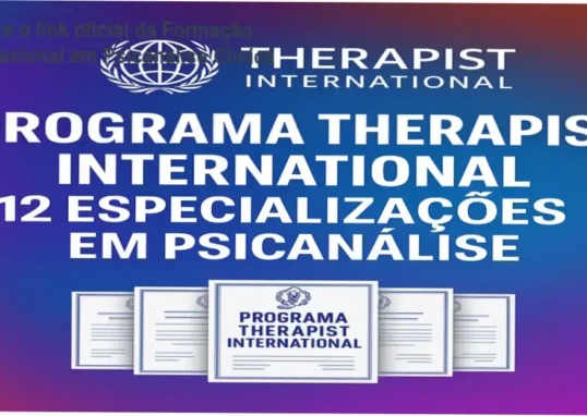 Formação Internacional em Psicanálise Clínica link oficial e acesso seguro
