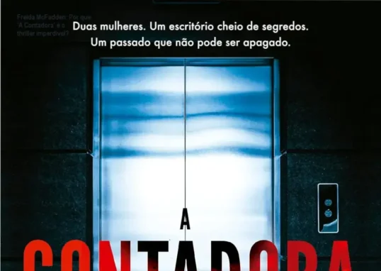 Capa do livro A Contadora de Freida McFadden, thriller psicológico best-seller