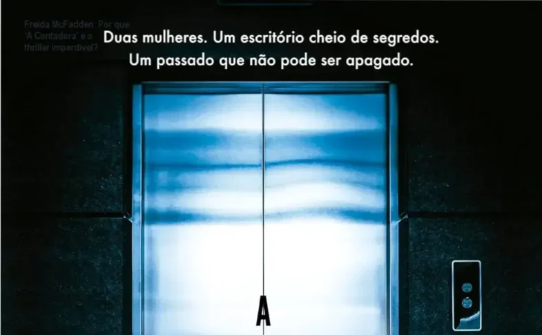Capa do livro A Contadora de Freida McFadden, thriller psicológico best-seller