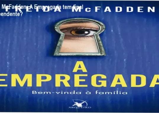 Capa do livro A Empregada de Freida McFadden em fundo neutro