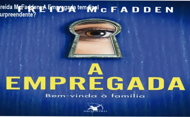 Capa do livro A Empregada de Freida McFadden em fundo neutro