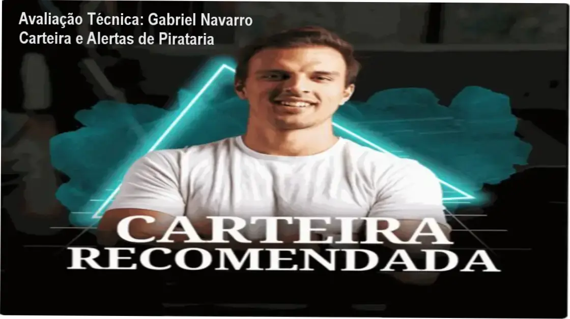 Gabriel Navarro Carteira mostrando como identificar e comprar o produto original sem risco de pirataria