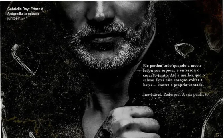 Capa do livro INATINGÍVEL de Gabriella Day com Ettore e Antonella da máfia Salvatti