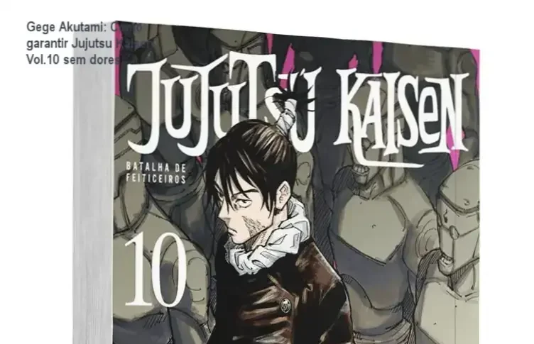 Capa de Jujutsu Kaisen: Batalha de Feiticeiros Vol.10 ilustrada por Gege Akutami